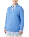 Marina Rinaldi Sport 1a Uscita Strillo Sweater In Avio