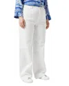 Marina Rinaldi Sport Cesena Wide Leg Jeans In Ivory In White