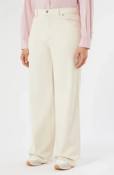 Marina Rinaldi Sport Collection Wide Leg Jeans In Gray