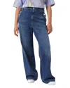 Marina Rinaldi Lembi Wide Leg Sailor Jeans In Navy