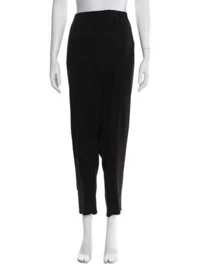 Pre-owned Marina Rinaldi Straight Leg Pants In Black