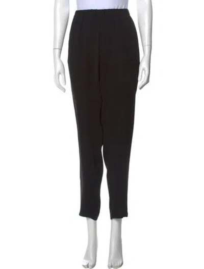Pre-owned Marina Rinaldi Straight Leg Pants In Black
