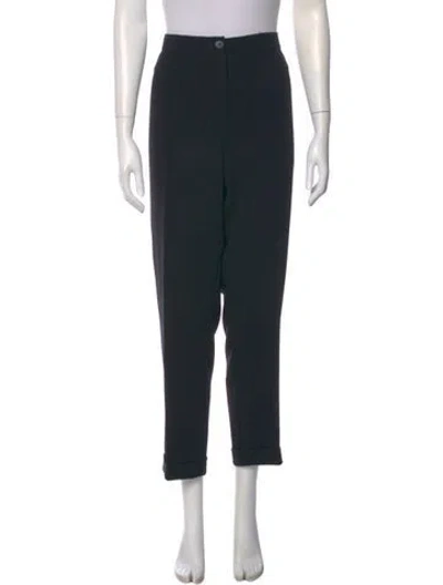 Pre-owned Marina Rinaldi Straight Leg Pants In Blue