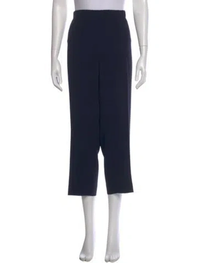 Pre-owned Marina Rinaldi Straight Leg Pants In Blue
