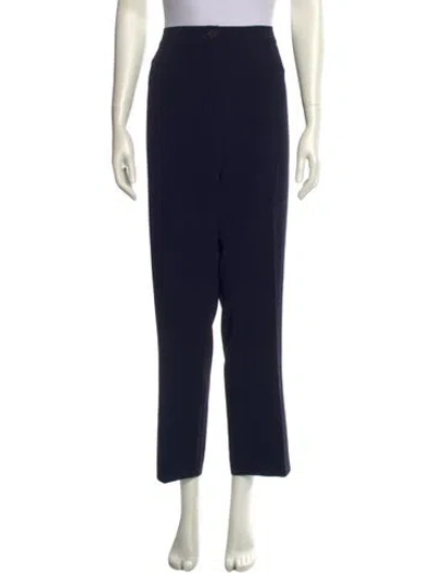 Pre-owned Marina Rinaldi Straight Leg Pants In Blue
