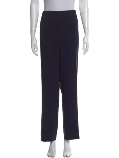 Pre-owned Marina Rinaldi Straight Leg Pants In Blue