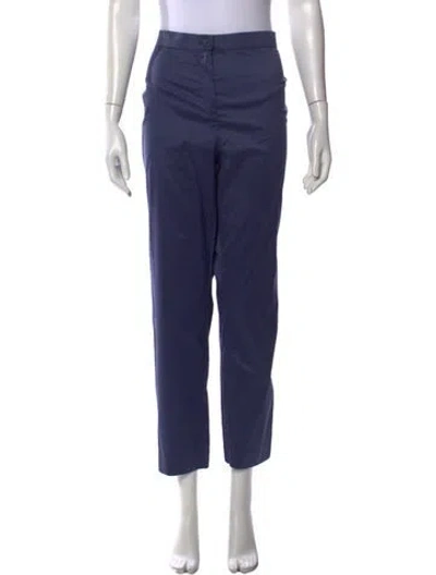 Pre-owned Marina Rinaldi Straight Leg Pants In Blue