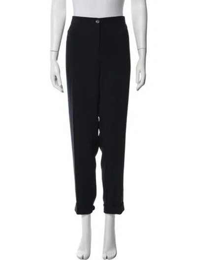 Pre-owned Marina Rinaldi Straight Leg Pants In Blue