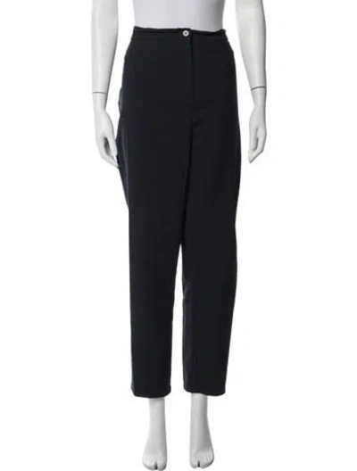Pre-owned Marina Rinaldi Straight Leg Pants In Blue