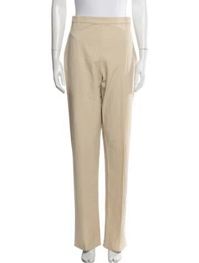 Pre-owned Marina Rinaldi Straight Leg Pants In Blue/neutrals