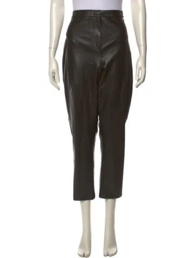 Pre-owned Marina Rinaldi Straight Leg Pants In Green