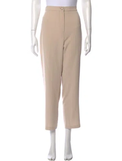 Pre-owned Marina Rinaldi Straight Leg Pants In Neutral