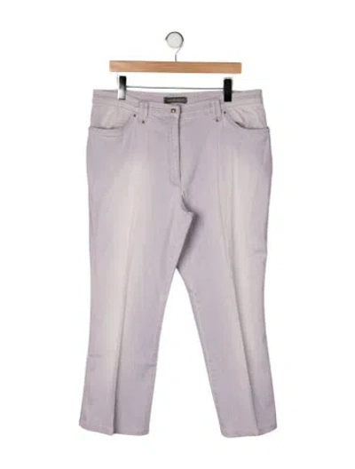 Pre-owned Marina Rinaldi Straight Leg Pants In Neutral
