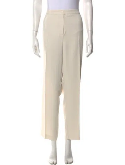 Pre-owned Marina Rinaldi Straight Leg Pants In Neutral