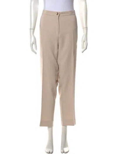 Pre-owned Marina Rinaldi Straight Leg Pants In Neutral