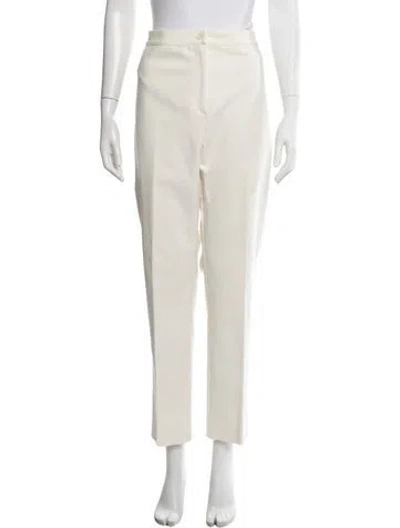 Pre-owned Marina Rinaldi Straight Leg Pants In Neutral