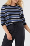Marina Rinaldi Stripe Sweater In Multi