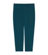 Marina Rinaldi Tapered Slim Tailored Trousers In Blue
