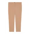 Marina Rinaldi Tapered Slim Tailored Trousers In Brown
