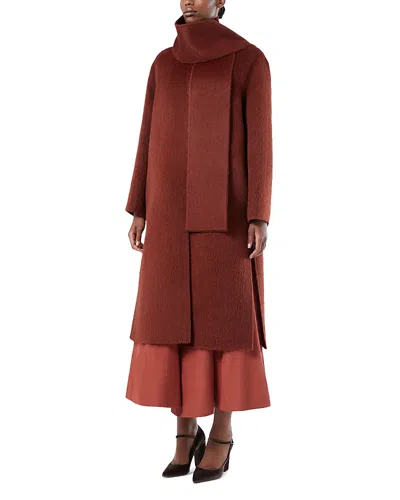 Marina Rinaldi Tobacco Coat In Brown