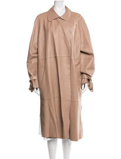 Pre-owned Marina Rinaldi Trench Coat In Neutrals