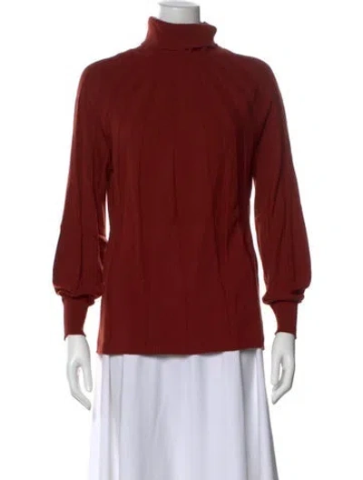 Pre-owned Marina Rinaldi Turtleneck Sweater In Brown