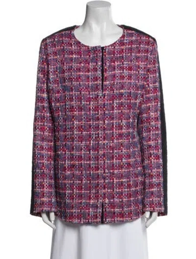 Pre-owned Marina Rinaldi Tweed Pattern Evening Jacket