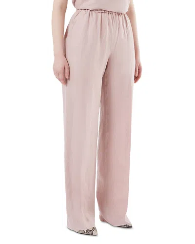 Marina Rinaldi Uscita Linen Straight Leg Pants