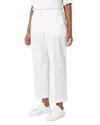 Marina Rinaldi Ramo Cotton Ankle Pants In Optical White