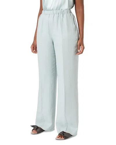 Marina Rinaldi Rocco Wide Leg Linen Pants In Sage Green