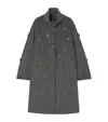 Marina Rinaldi Virgin Wool Embellished Coat