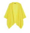 Marina Rinaldi Virgin Wool, Silk And Cashmere Porfido Cardigan