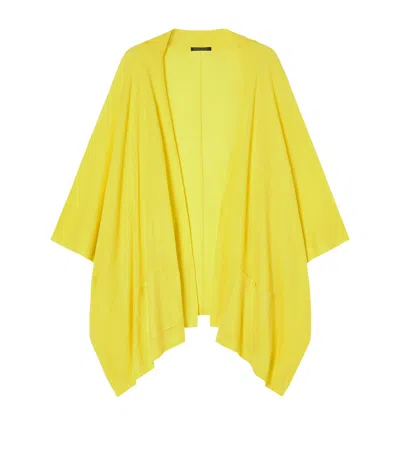 Marina Rinaldi Virgin Wool, Silk And Cashmere Porfido Cardigan