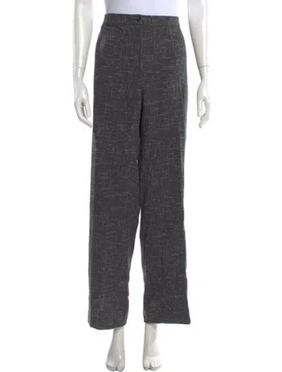 Pre-owned Marina Rinaldi Virgin Wool Wide Leg Pants W/ Tags In Gray