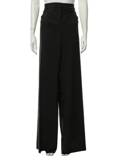 Pre-owned Marina Rinaldi Virgin Wool Wide Leg Pants W/ Tags In Grey