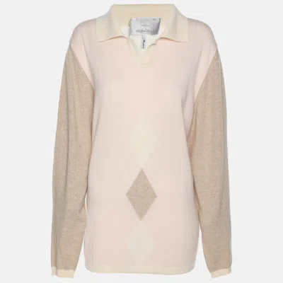 Pre-owned Marina Rinaldi Voyage By  Multicolor Cashmere Sweatshirt Xl