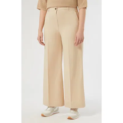Marina Rinaldi Voyage Collection Stretch Gabardine Pants In Animal Print