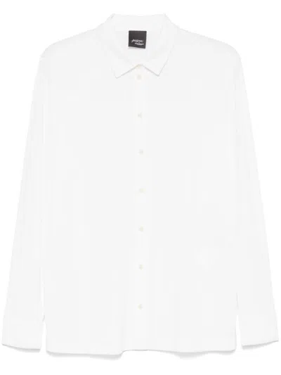 Marina Rinaldi White Classic-collar Shirt