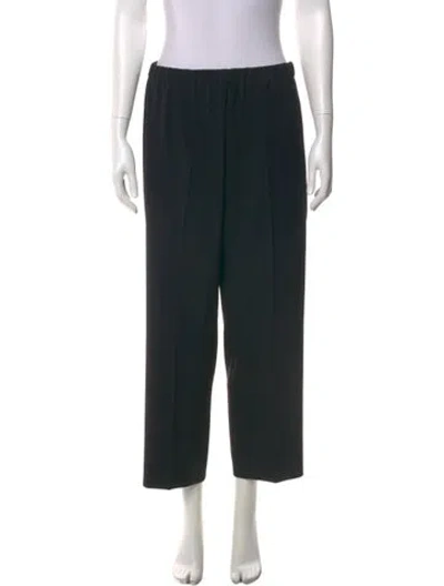 Pre-owned Marina Rinaldi Wide Leg Pants In Black