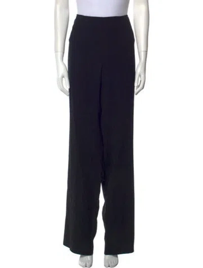 Pre-owned Marina Rinaldi Wide Leg Pants In Black