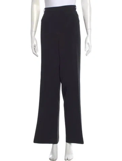 Pre-owned Marina Rinaldi Wide Leg Pants In Black