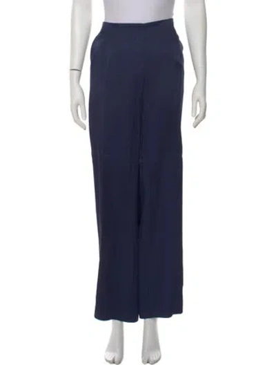 Pre-owned Marina Rinaldi Wide Leg Pants In Black
