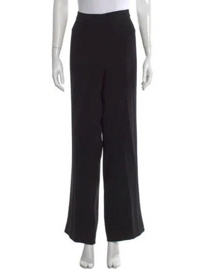 Pre-owned Marina Rinaldi Wide Leg Pants In Black