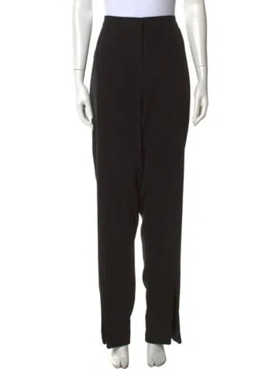 Pre-owned Marina Rinaldi Wide Leg Pants In Black