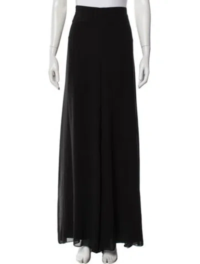 Pre-owned Marina Rinaldi Wide Leg Pants In Black