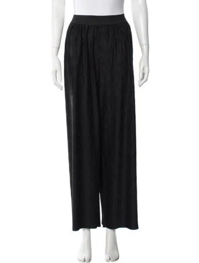 Pre-owned Marina Rinaldi Wide Leg Pants In Black