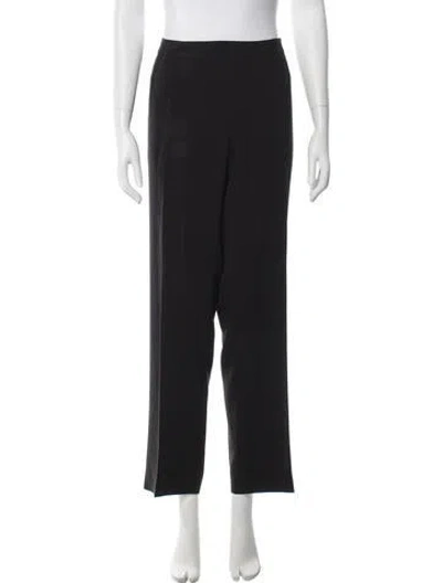 Pre-owned Marina Rinaldi Wide Leg Pants In Black