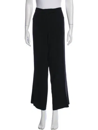 Pre-owned Marina Rinaldi Wide Leg Pants In Black