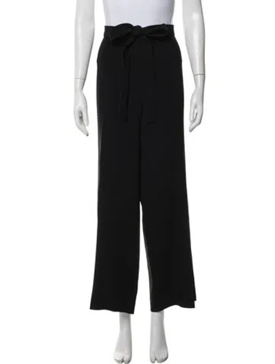 Pre-owned Marina Rinaldi Wide Leg Pants In Black