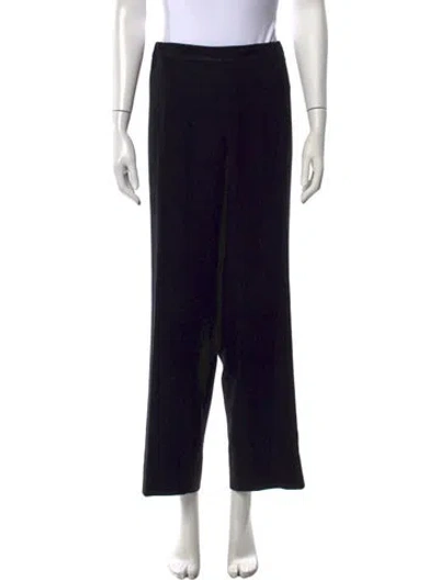 Pre-owned Marina Rinaldi Wide Leg Pants In Black